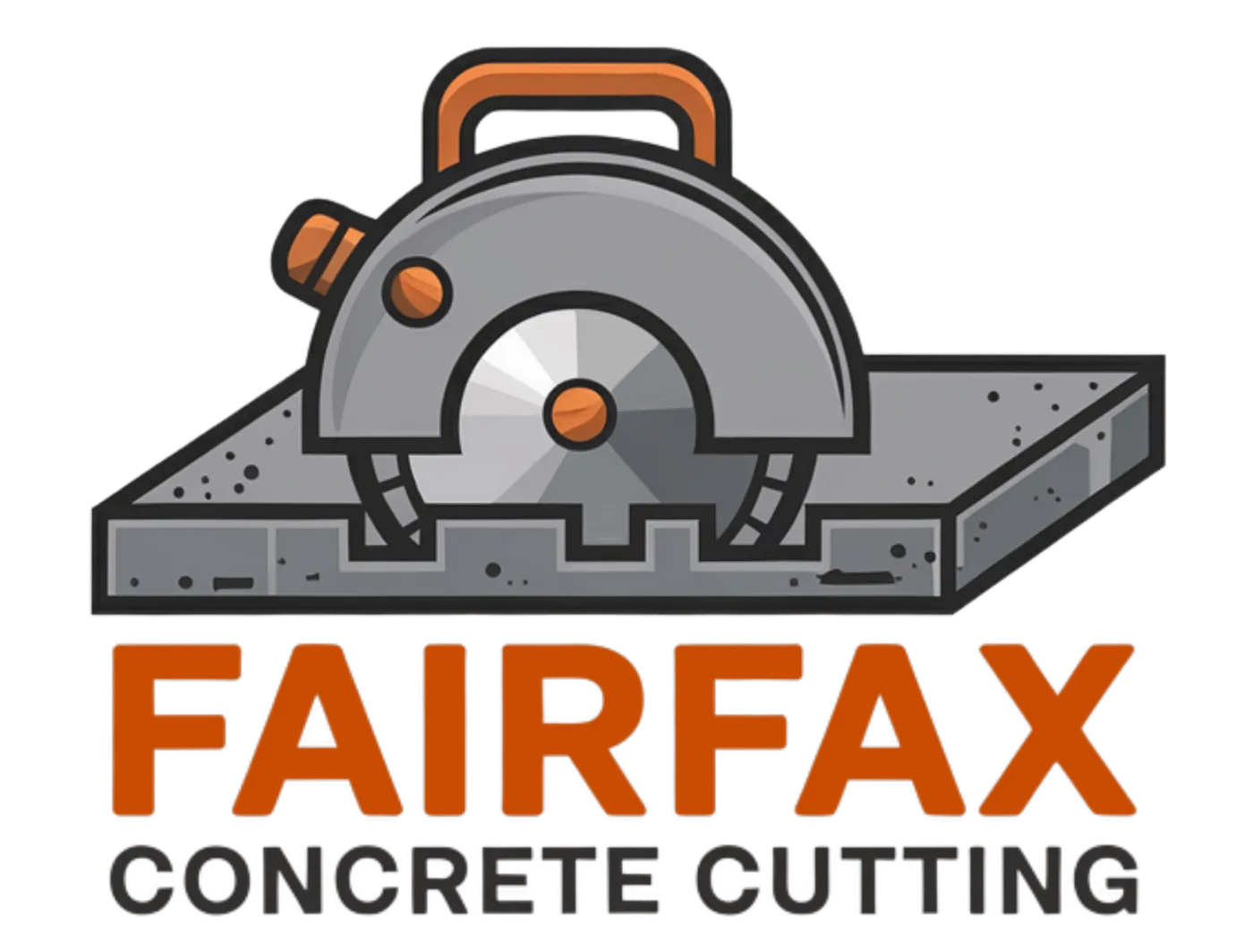 Fairfax Concrete Cutting Logo